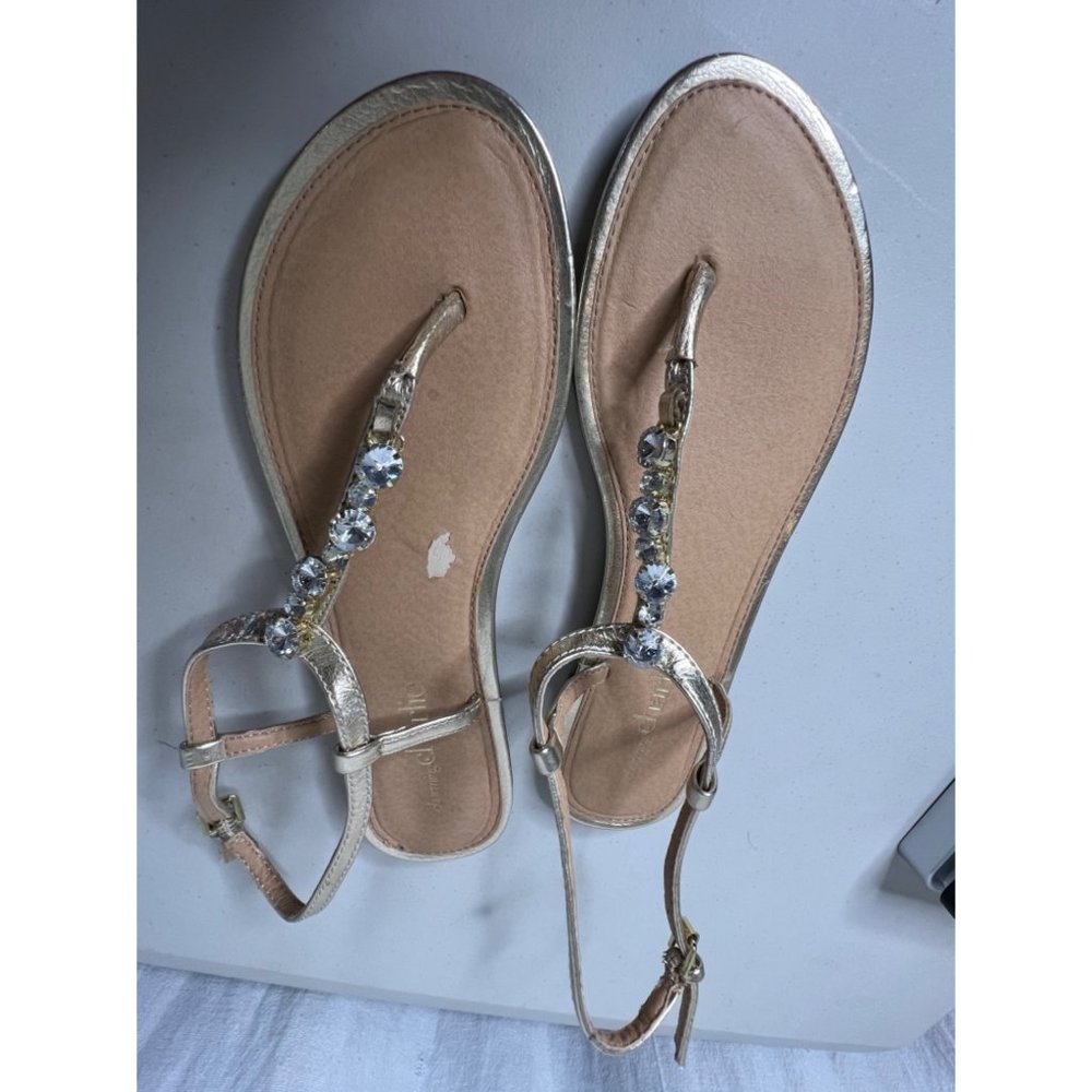 Charming Charlie Sandals flaw Size 9 Sequins - Picture 5 of 5